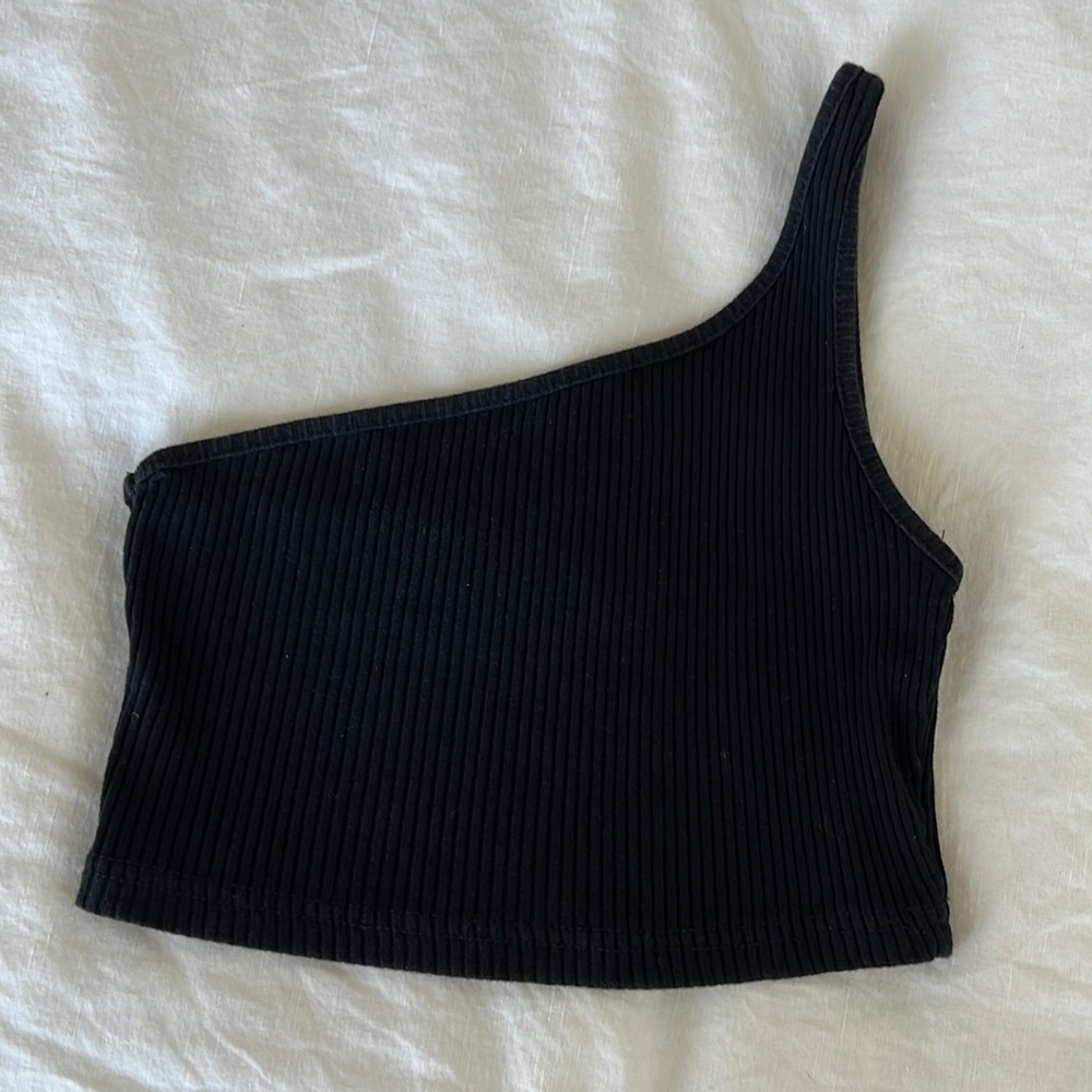 Polly One Shoulder Crop Top